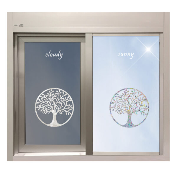 tree of life anti bird collision window cling